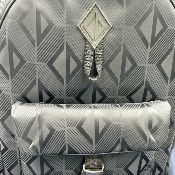 Dior diamond dark black backpack made in Italy NWT - Picture 8 of 13